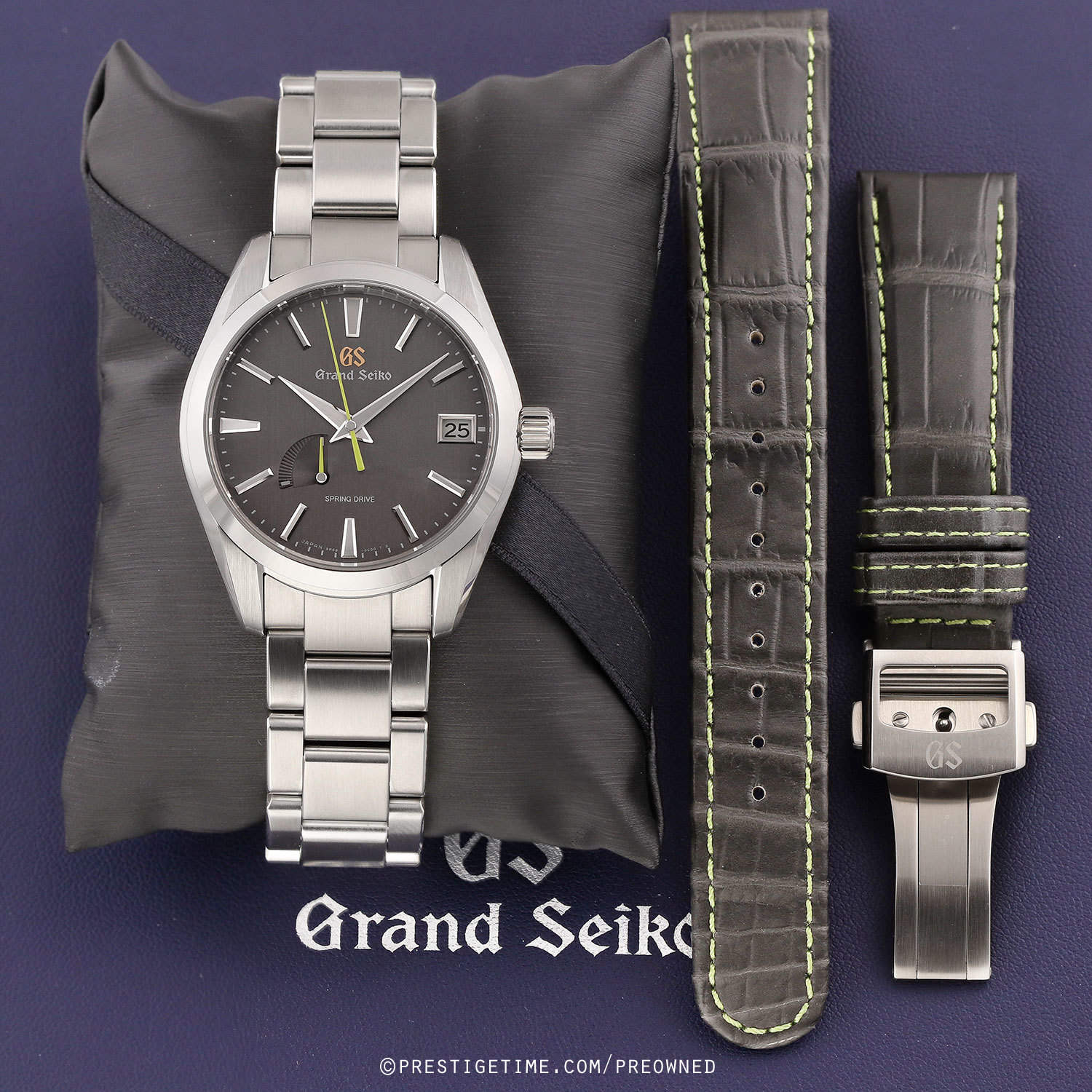 Grand Seiko Heritage Automatic Spring Drive 39mm sbga429 Soko Shadow Grey